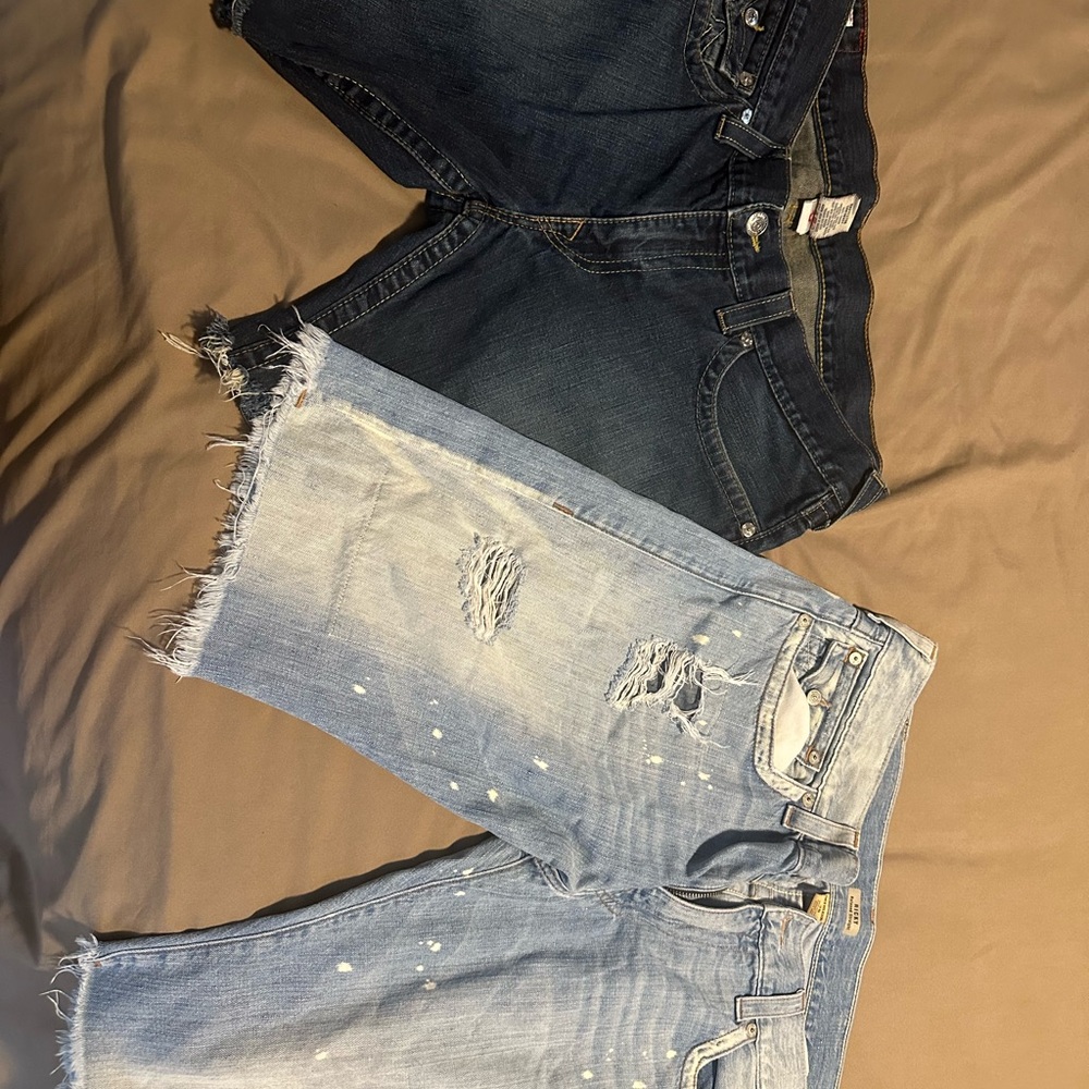 True Religion Men Blue Jeans shorts…… - Picture 7 of 7